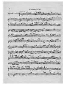 Partition violon 1, corde quatuor, C major, Struck, Paul