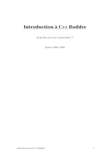 Introduction C++ Builder