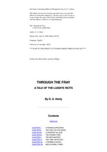 Through the Fray - A Tale of the Luddite Riots