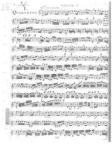 Partition , quatuor en G major, G.234 (Op.52/3), 4 corde quatuors, G.232-235 (Op.52)