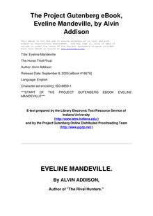 Eveline Mandeville - The Horse Thief Rival