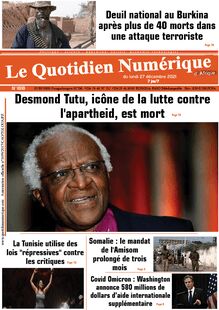 Le Quotidien Numérique d’Afrique n°1818 - du lundi 27 décembre 2021