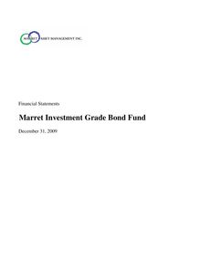 Final Audit Opinion - Marret Investment Grade Bond  Fund