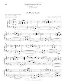 Partition 1, Marche funèbre (C minor), L’Office Catholique, Op.148
