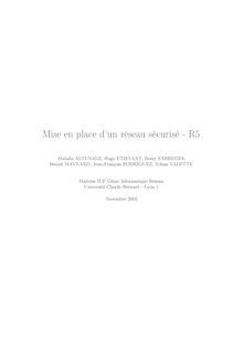 Mise en place d un réseau sécurisé (74 pages)