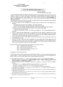Programmation Objet - 1ère Année 1999 Informatique IUT Reims