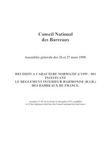 Conseil national des barreaux
