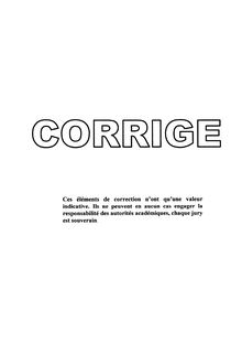 Corrige BP FLEURISTE Techniques commerciales 2003