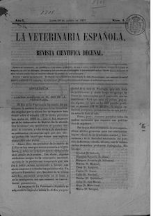 La veterinaria española, n. 001 (1857)