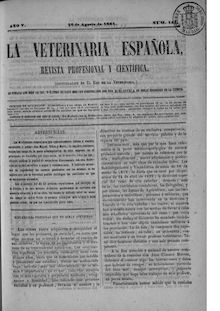 La veterinaria española, n. 145 (1861)