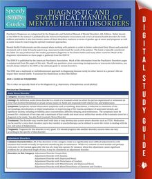 Diagnostic and Statistical Manual of Mental Health Disorders