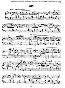 Partition No.14, Polish National Dances, Op.3, Scharwenka, Xaver