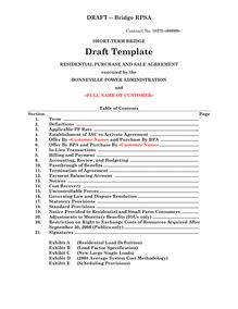Draft Contract for Comment