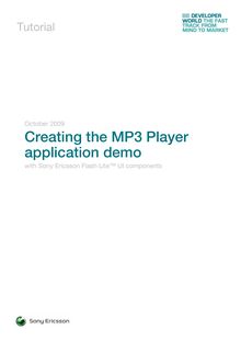 Creating the MP3 Player application demo