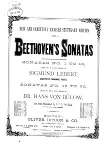 Partition complète, Piano Sonata No.22, F major, Beethoven, Ludwig van par Ludwig van Beethoven