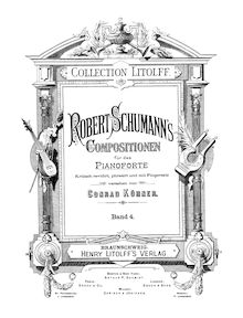 Partition complète (Including Title Page), Papillons, Schumann, Robert