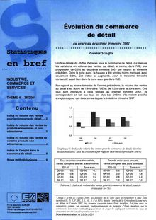 38/01 STATISTIQUES EN BREF - TH. 4 INDUSTRIE, COMMERCE ET SERVI