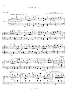 Partition complète (scan), valses Op.70, Chopin, Frédéric