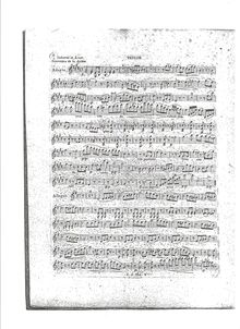 Partition de violon, Souvenir de l´opéra La Juive, Ernst, Heinrich Wilhelm