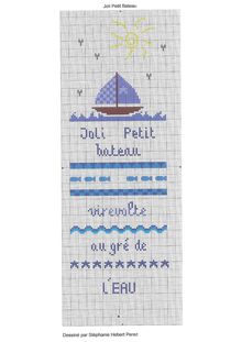 FREE "Mon joli petit bateau" by Angèle et cie.