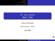 Dr. Geo tutorial RMLL 2005