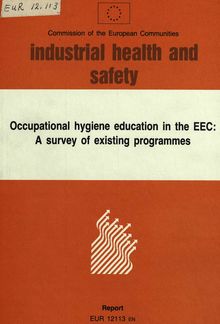Occupational hygiene education in the EEC