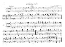 Partition , Andantino varié, Divertissement, D.823, Schubert, Franz par Franz Schubert