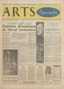 ARTS N° 597 du 12 décembre 1956