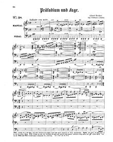 Partition complète, Präludium und Fuge, Op.9, Becker, Albert par Albert Becker