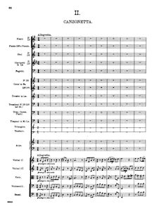 Partition , Canzonetta: Allegretto, Sinfonietta, D major, Chadwick, George Whitefield