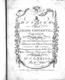 Partition violons I, Piano Concerto No.7, Op.29, C major, Dussek, Jan Ladislav