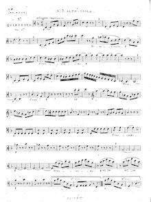 Partition viole de gambe 1, 3 corde quintettes (Nos. 1-3), Op.1 par Georges Onslow