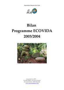 L''action du programme Ecovida, au cours de sa première année d