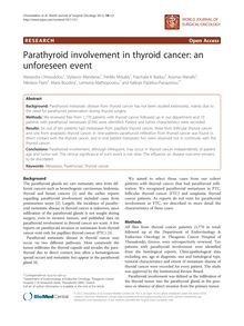 Parathyroid involvement in thyroid cancer: an unforeseen event
