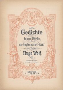 Partition , Schlafendes Jesuskind (D major), Mörike chansons, Wolf, Hugo