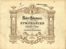 Partition complète, Symphony No.2, Op.61, C Major, Schumann, Robert par Robert Schumann