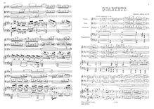 Partition complète et parties, Piano quatuor No.2, Op.90