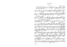 Partition parties complètes, corde Trio, Op.207, C major, Hiller, Ferdinand