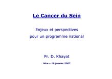 19-0900 Khayat Pres Nice - Cours Francophone - 19 janv 07