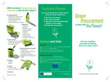 Green procurement is easy with the flower!