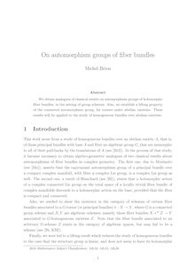 On automorphism groups of fiber bundles
