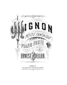Partition complète, Fantaisie on Mignon (After Faust), Zoeller, Ernest