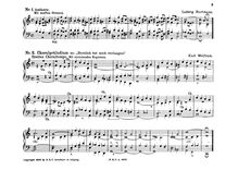 Partition complète, Andante en C major, C major, Hartmann, Ludwig