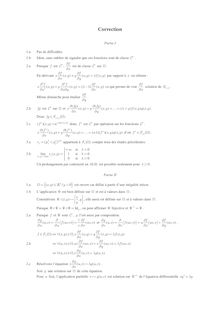 Correction : Analyse, Equation aux dérivées partielles