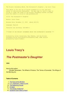 The Postmaster s Daughter