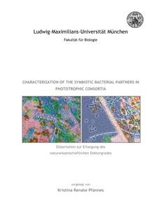Characterization of the symbiotic bacterial partners in phototrophic consortia [Elektronische Ressource] / vorgelegt von Kristina Renate Pfannes