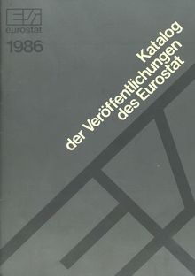 Katalog der Eurostat-Veröffentlichungen 1986