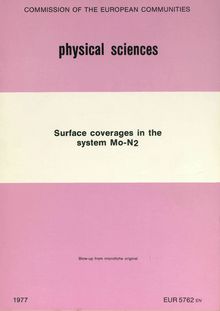 Surface coverages in the system Mo-N2