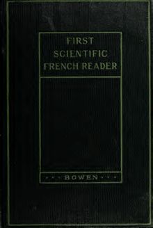 A first scientific French reader