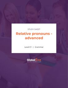 Relative pronouns - advanced
